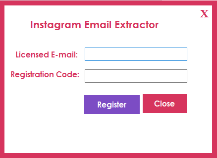 Instagram Email Scraping Tool - 1