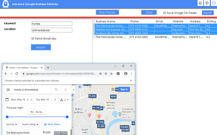 Google Maps Advance Business Extractor with Images - 2