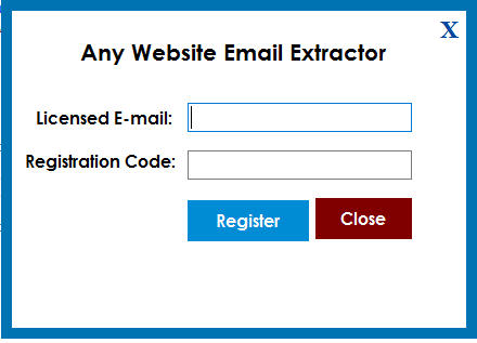 Any Website Email Extractor Software - 1